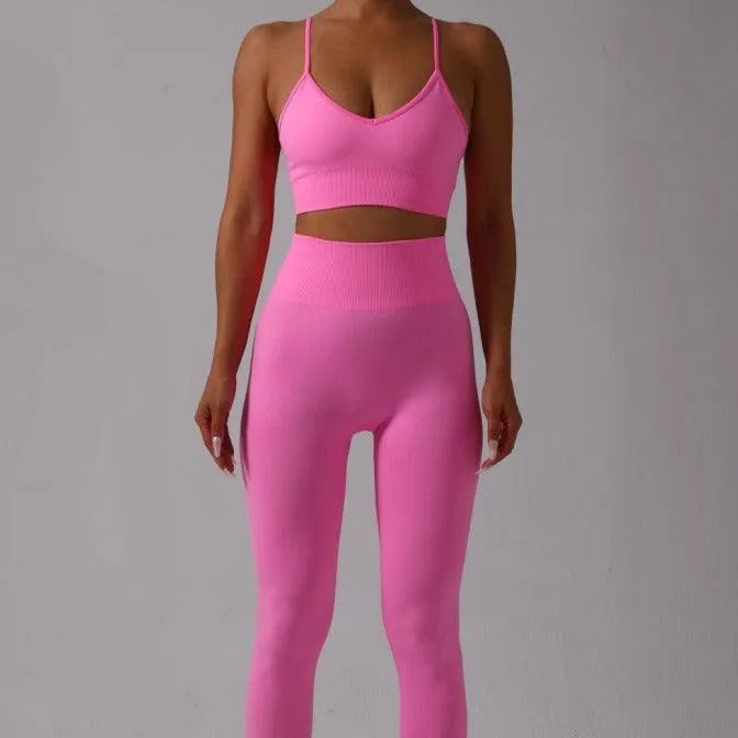 Levoire | Vêtements de sport pour femmes avec soutien-gorge Rot