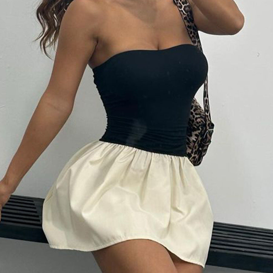 Robe bandeau pour femmes avec ourlet à volants Levoire