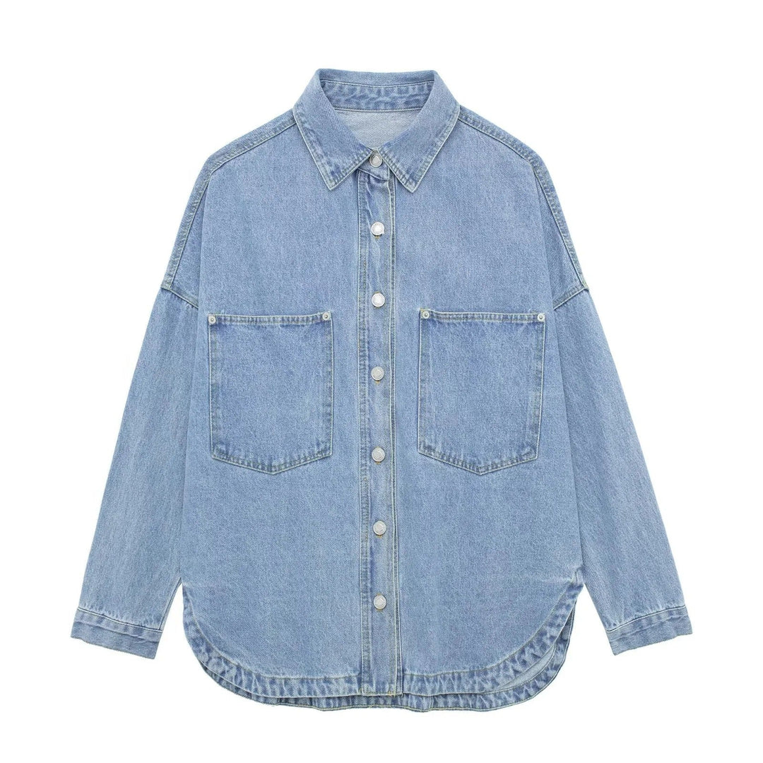 Levoire | Veste en denim réversible à manches longues Comme montré sur l'image