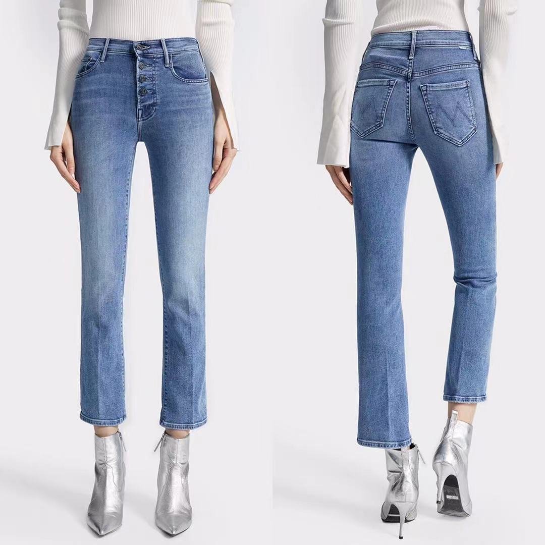 Levoire | Jean Droit Court Taille Haute