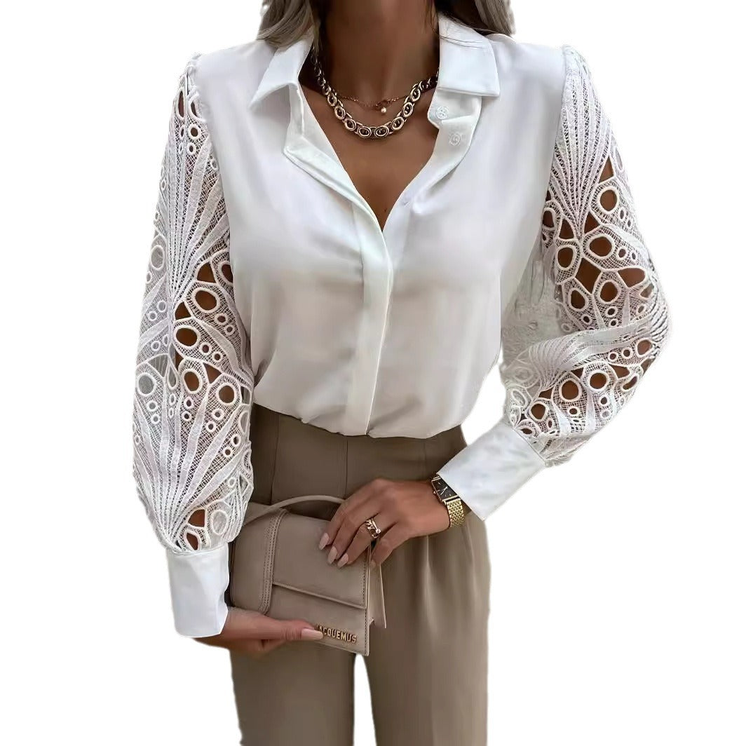 Levoire | Jolis tops en dentelle Élégante chemise pour femmes