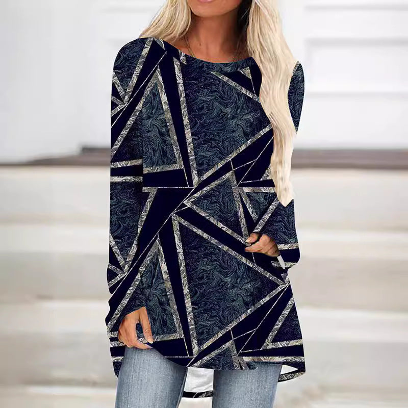 Levoire | Vente cha chaude Impression Raglan Sweat-shirt à manches longues