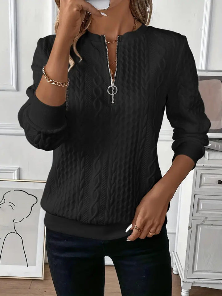 Levoire | Pull Femme Chaud En Mélange Premium Noir