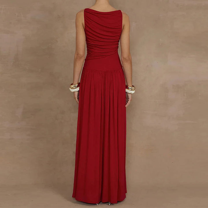 Robe maxi femme avec un drapé sophistiqué Levoire