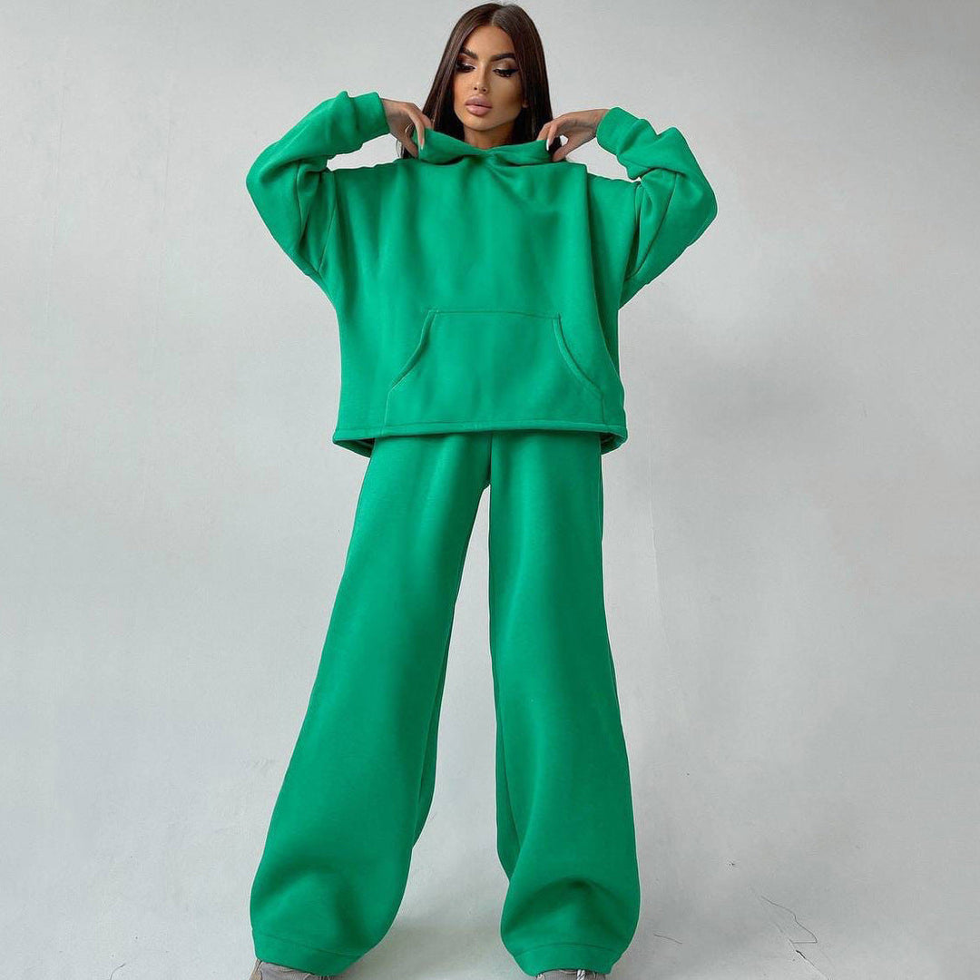 Levoire | T-shirt à capuche confortable avec poches Ensemble deux pièces