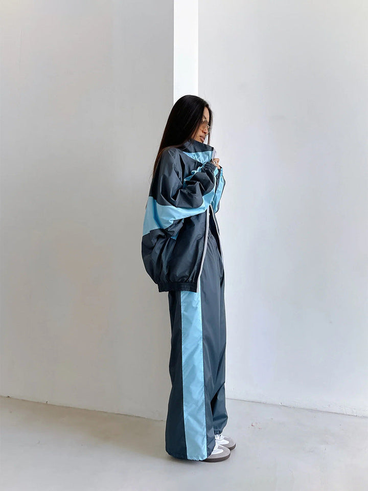 Levoire | Trendik Contraste Veste Tricot Chemise Pantalon Survêtement Meriheinä