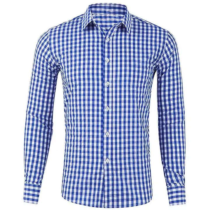 Levoire | Chemise Carreaux Manches Longues Homme