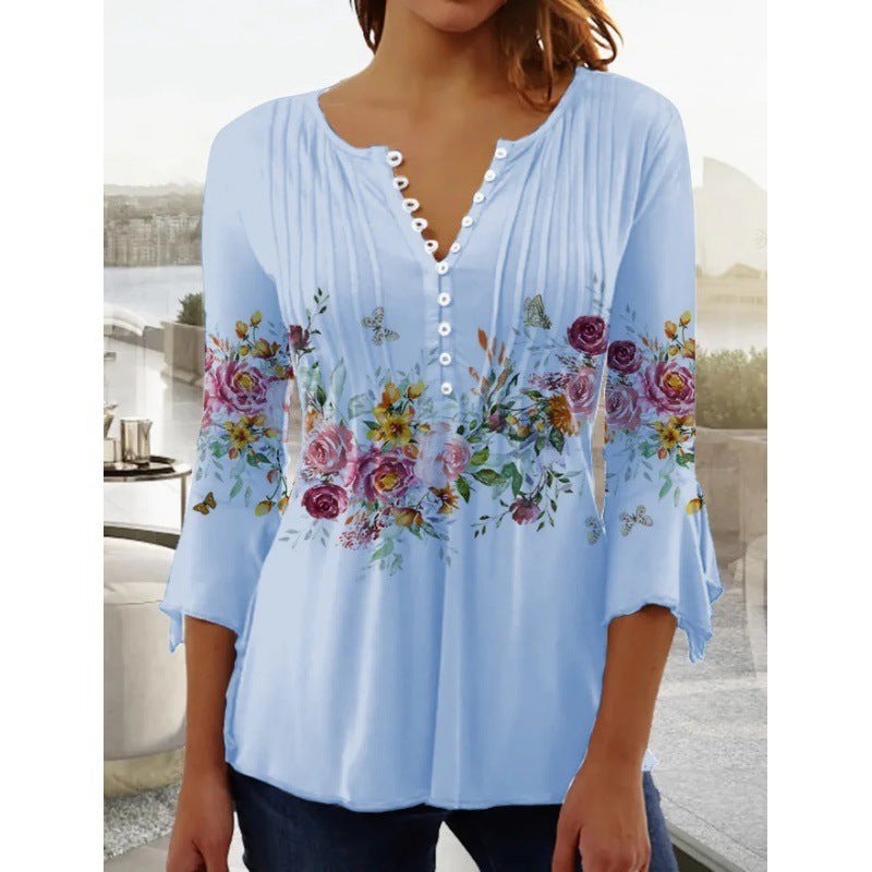 Levoire | Blouse Imprimée Avec Décolleté Élément 3