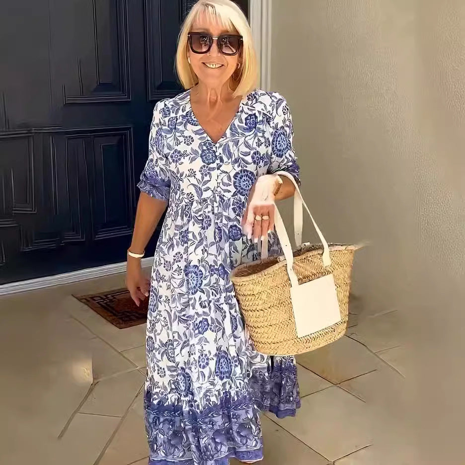 Levoire | Robe à motif noué Imprimé fleuri