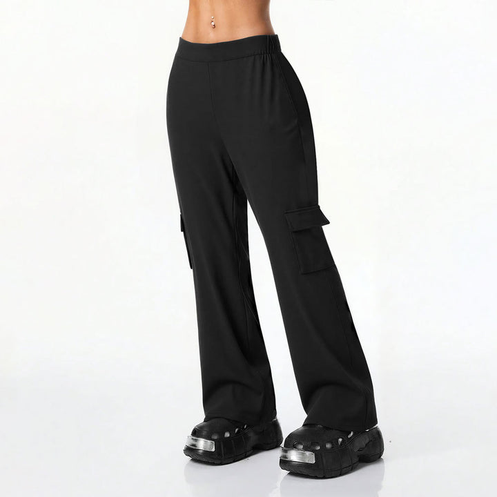 Pantalons cargo décontractés pour femmes à coupes larges Levoire