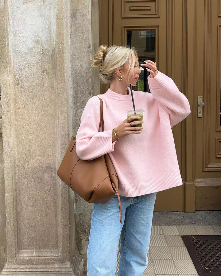 Levoire | Pull Surdimensionné Rose