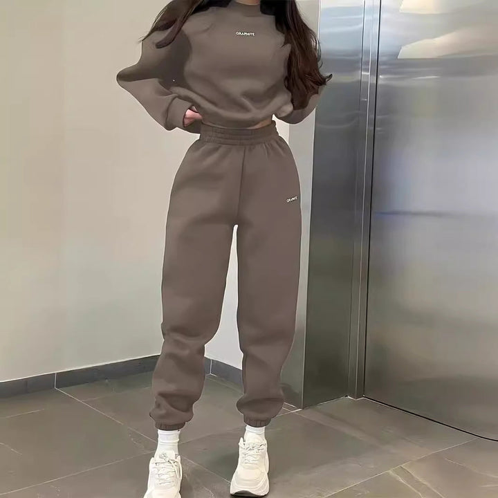 Levoire | Ensemble de sweat-shirt décontracté stylé à la mode à deux pièces