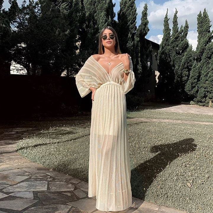 Levoire | Élégant Robe Blanche sans Bretelles Creuse Blanc