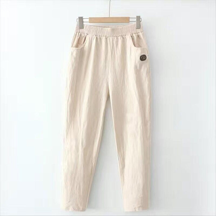 Levoire | Pantalons D'Été Confortables Et Légers Pour Femmes Abricot