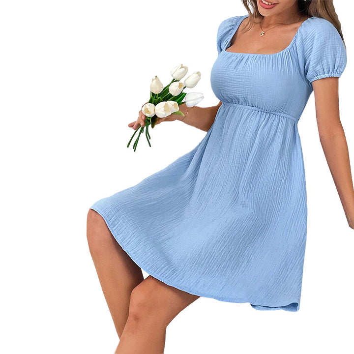 Robe d'été aérienne pour femmes avec décolleté carré Levoire