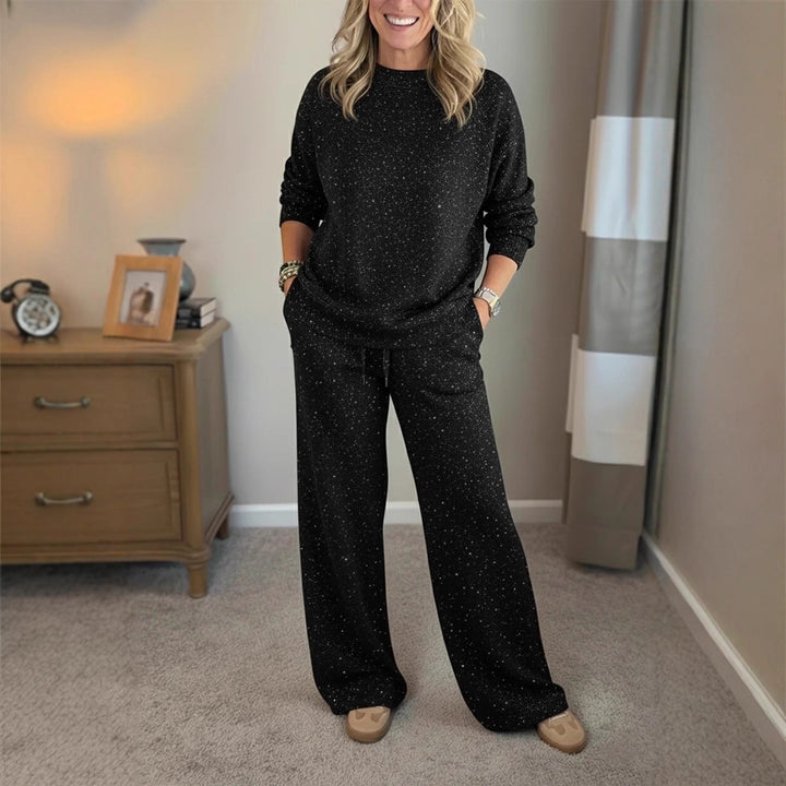 Ensemble de sweat-shirt décontracté et de pantalon de jogging pour femmes Levoire