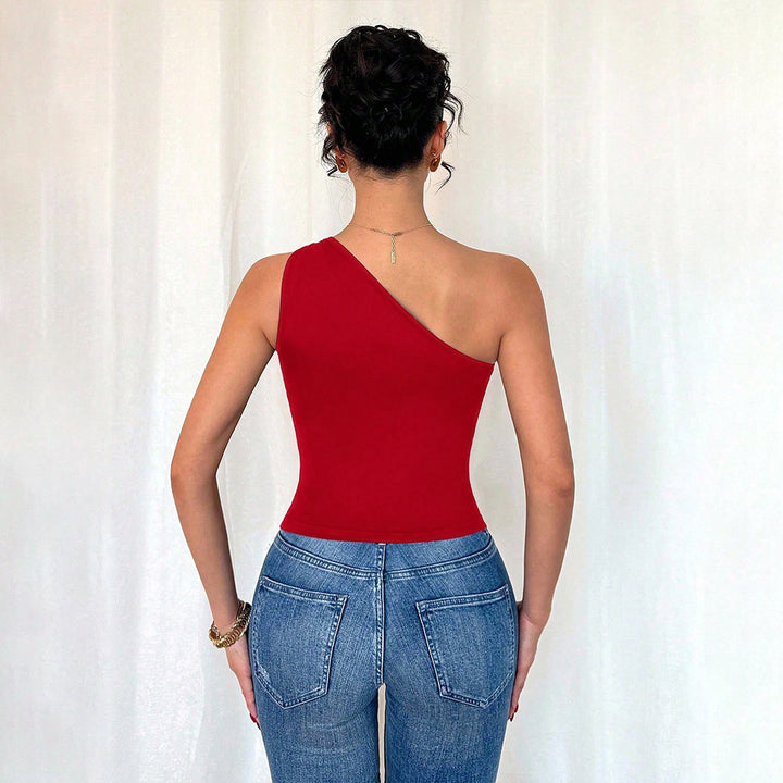 Body femme asymétrique avec nœud décoratif Levoire