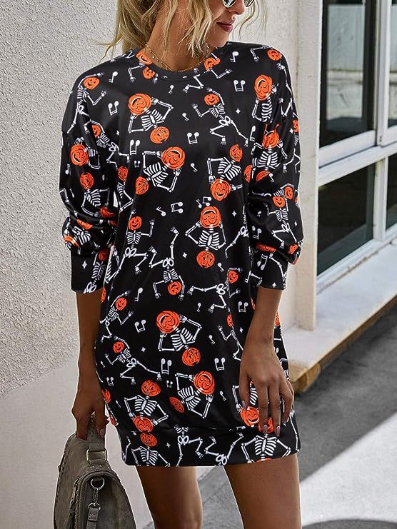 Chemise à manches longues pour femmes avec motif d'automne Levoire