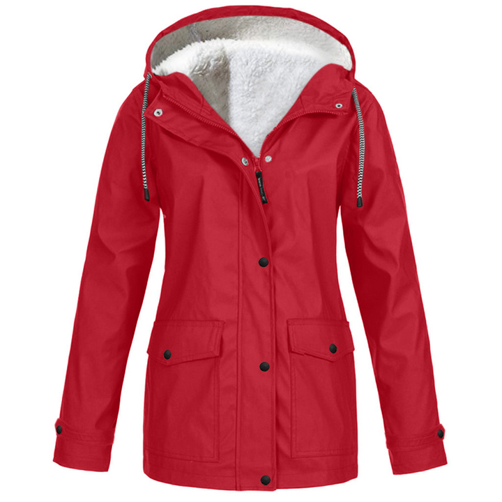 Levoire | Veste en Fleece Élégante Rouge (Seulement 4 pièces restantes)