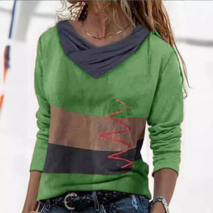 Levoire | F bold hot imprimé col V manches longues slim