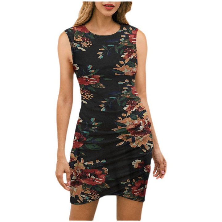 Robe portefeuille femme avec design de mandala floral et silhouette ajustée Levoire