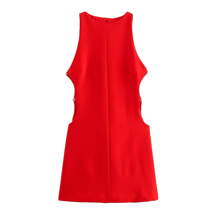 Levoire | Trendikavio Ouvert Design Été-Mini-Robe Rot