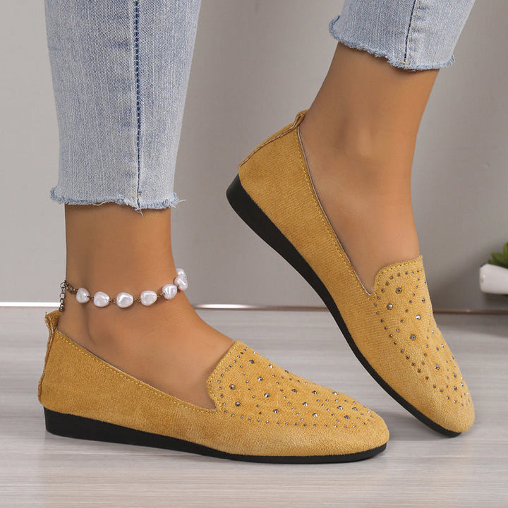 Levoire | Mules Plates Luxueuses Avec Détails En Cristal Pour Femmes