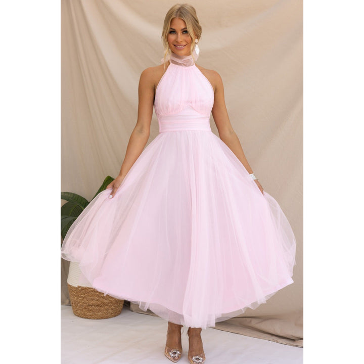 Levoire | Robe Élégante De Printemps Été Rosa