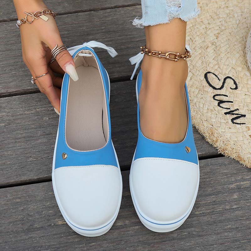 Levoire | Hauskuja Matala Slip On Sneaker Avec Lacets Pour Femmes Bleu