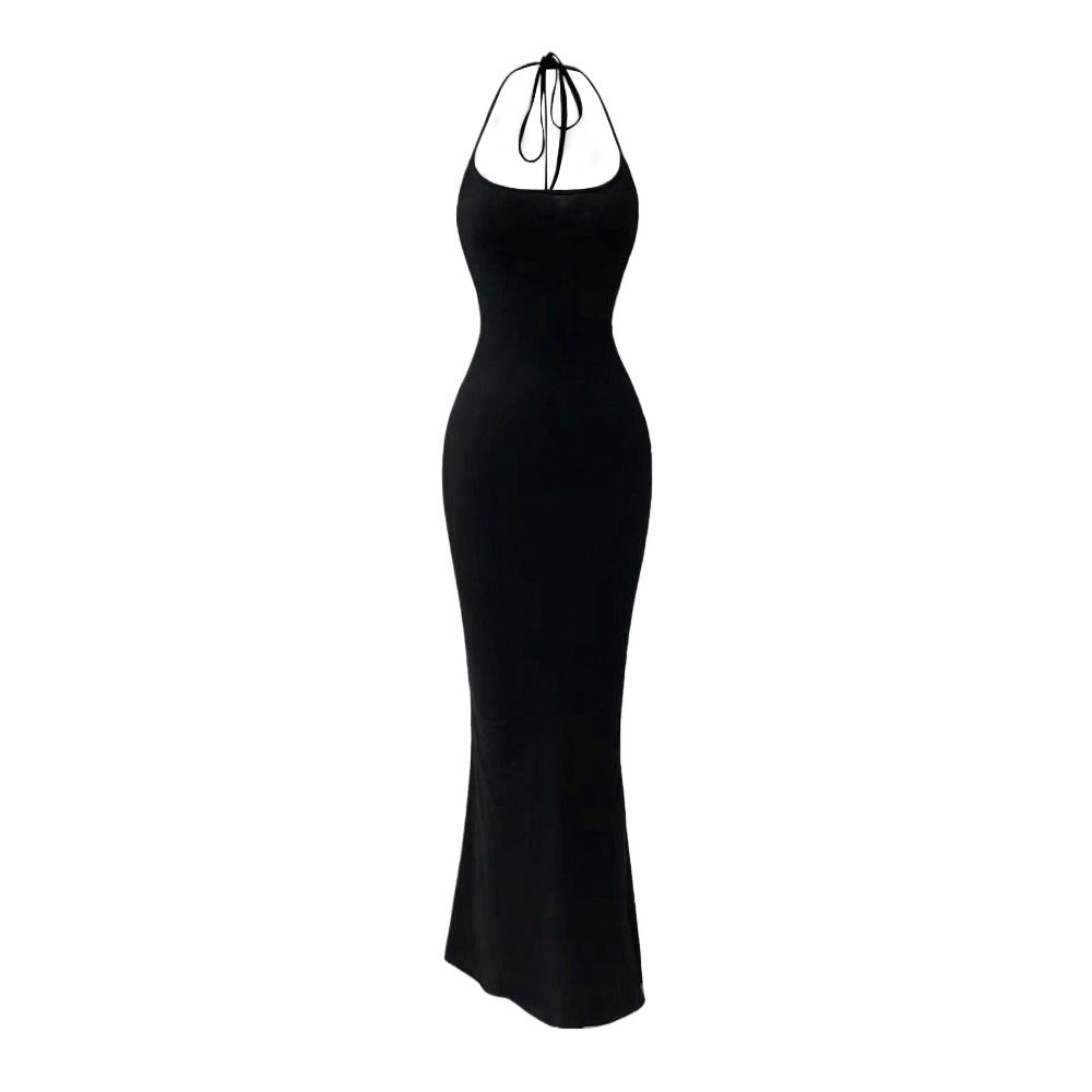 Robe maxi moulante pour femmes avec design de maintien et coupe slim Levoire