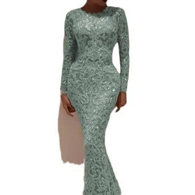 Levoire | Élégant Slim Fit Sexy Robe de Soirée Longue