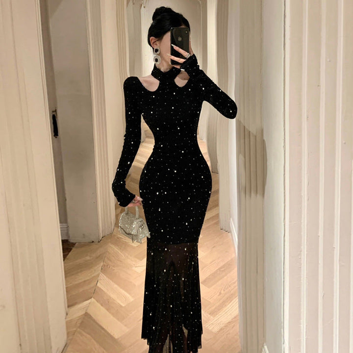 Levoire | Glamourösi Halterneck Taille Long Robe de Soirée