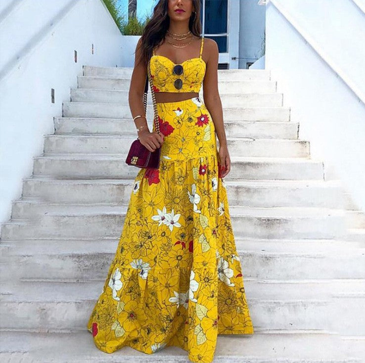 Levoire | Trendikeless Jupe Longue Jaune