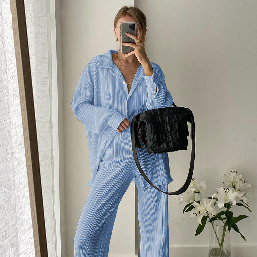 Levoire | Ensemble noir pour femmes avec jambes larges