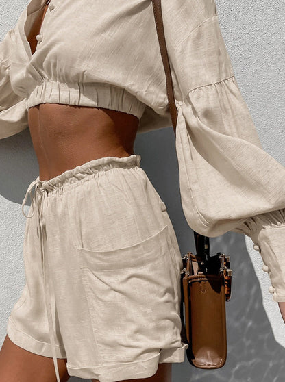 Levoire | Ensemble D'été Élégant Pour Femme - Beige