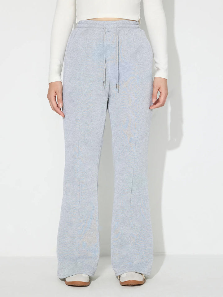 Pantalons décontractés amples pour femmes au style urbain avec taille élastique et poches pratiques Levoire