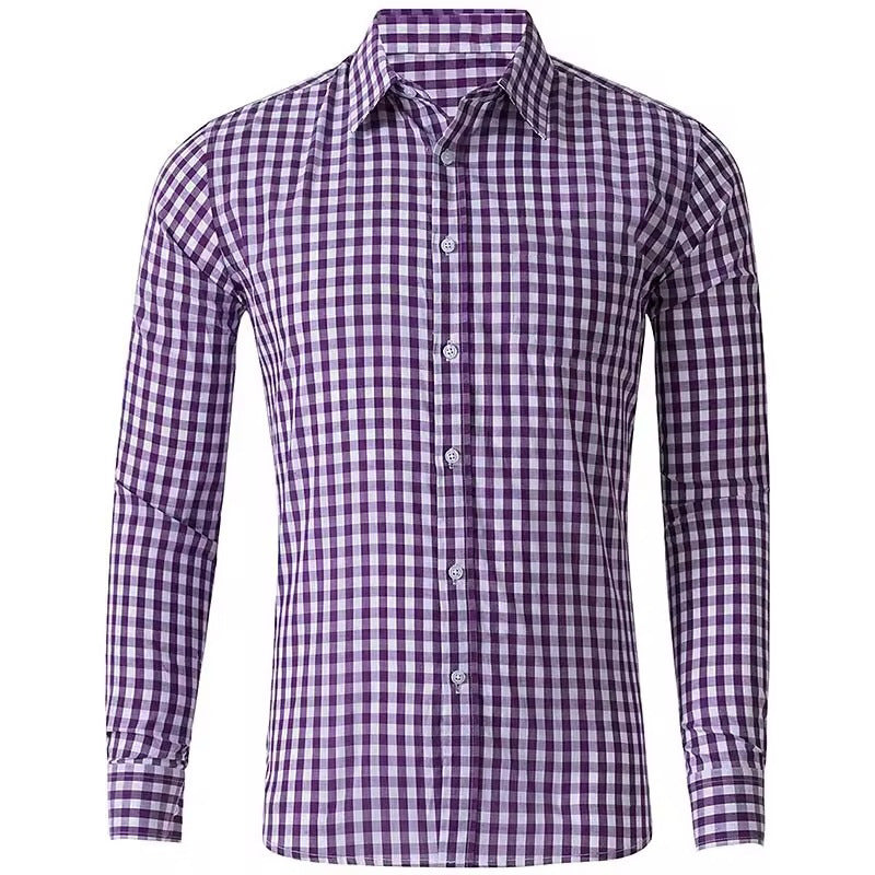 Levoire | Chemise Carreaux Manches Longues Homme