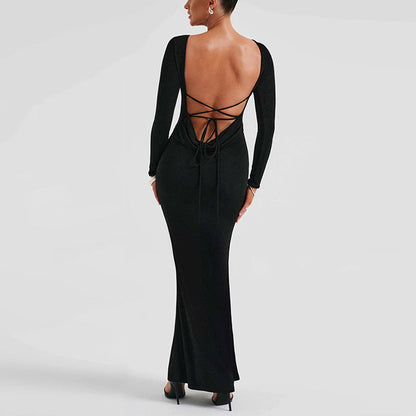 Levoire | Robe élégante avec lacets croisés