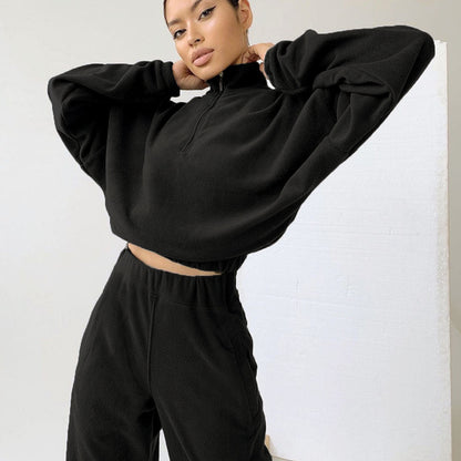 Levoire | Sweat à capuche pratique et pantalon noir
