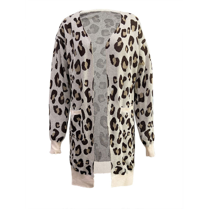 Cardigan femme avec motif léopard et poches pratiques Levoire