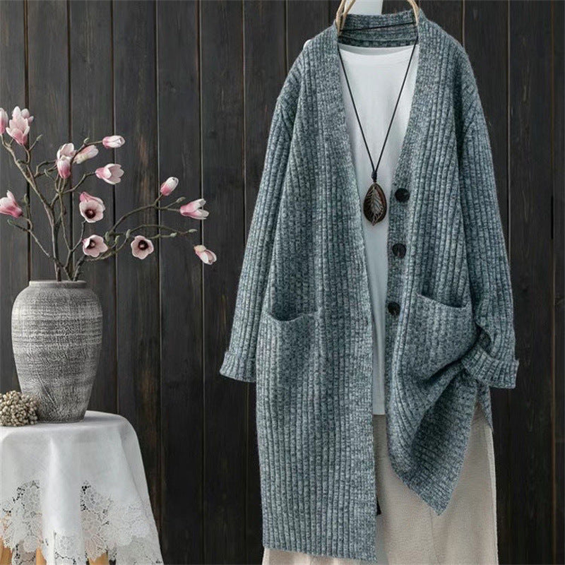 Décontracté cardigan pour femmes avec poches pratiques et coupe à la mode Levoire