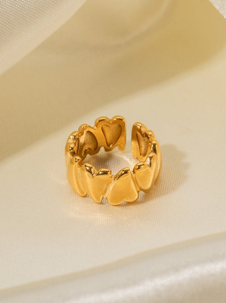 Levoire | Or Acier Inoxydable Amour Bague Ouverte