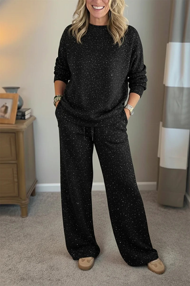 Ensemble de sweat-shirt décontracté et de pantalon de jogging pour femmes Levoire