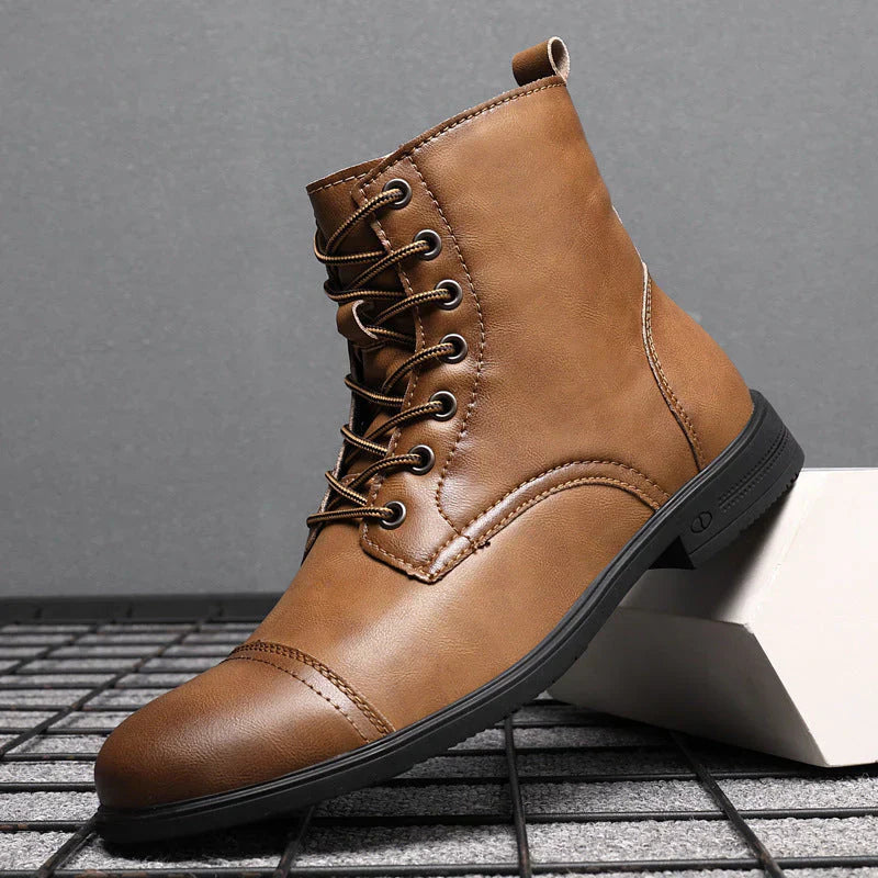 Levoire | Bottes En Cuir Semelle Durable