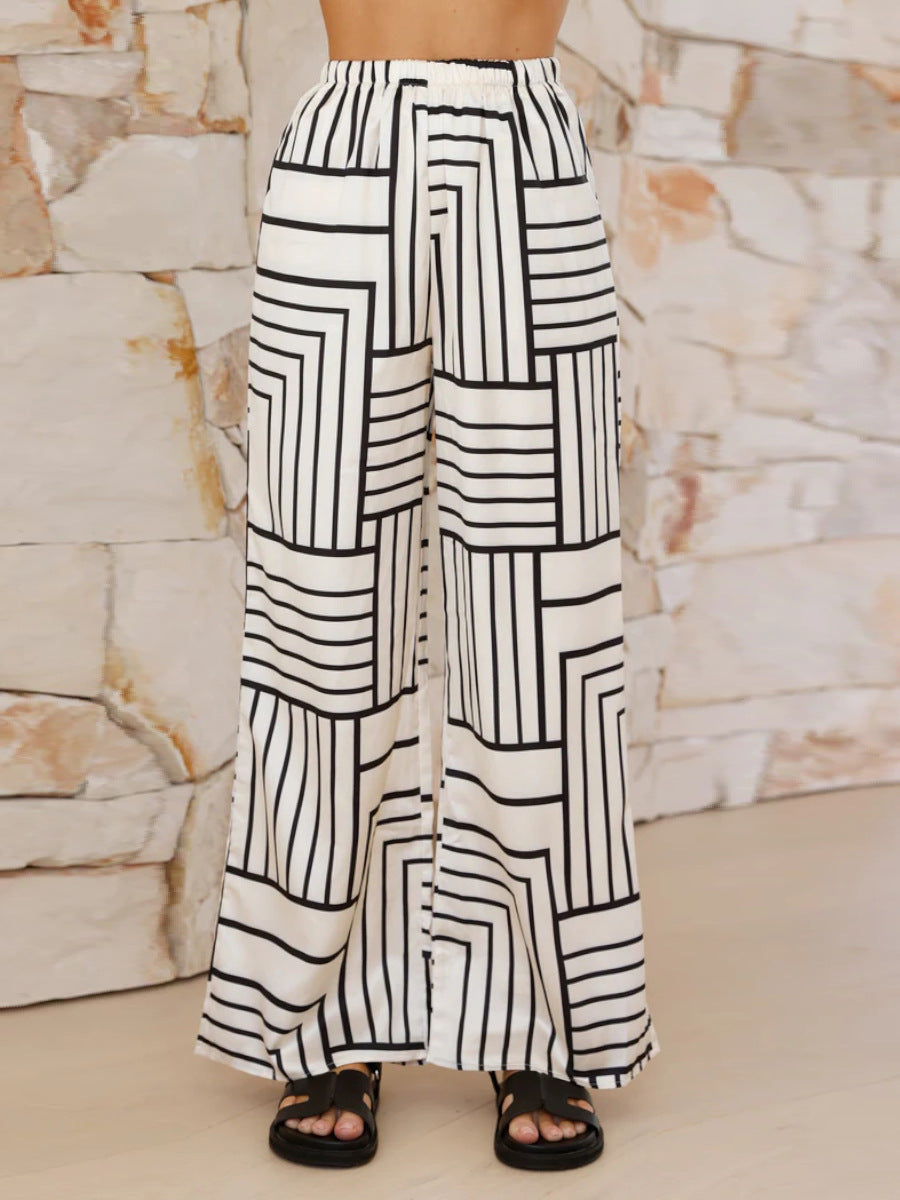 Levoire | Robe À Manches Courtes Imprimée Couleur Adaptée