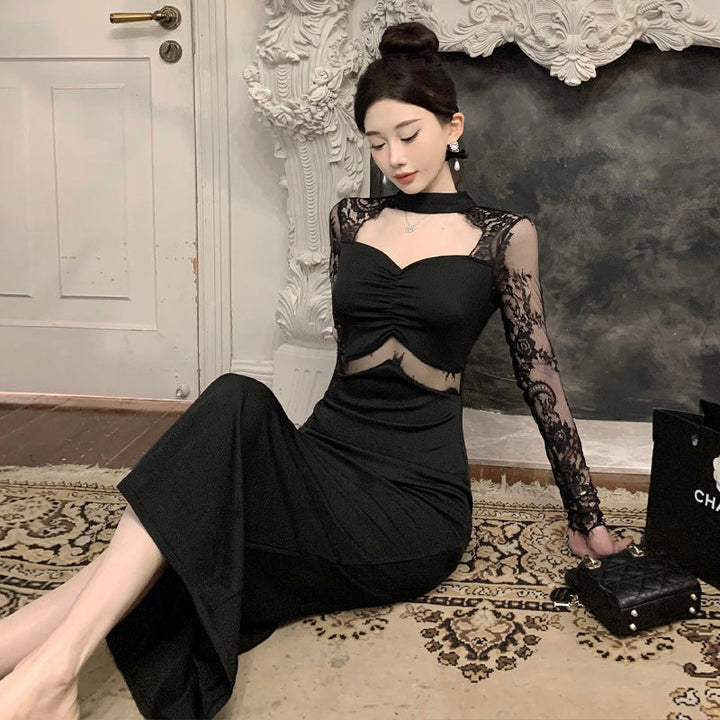 Levoire | Robe dos nu Nouvelle combinaison de dentelle Robe dos nu