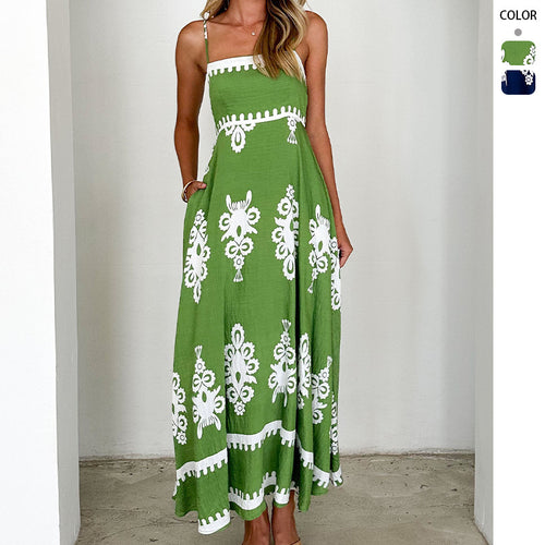 Robe d'été pour femme avec broderie élégante Levoire