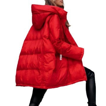Veste de transition matelassée pour femmes avec capuche généreuse et détails modernes Levoire