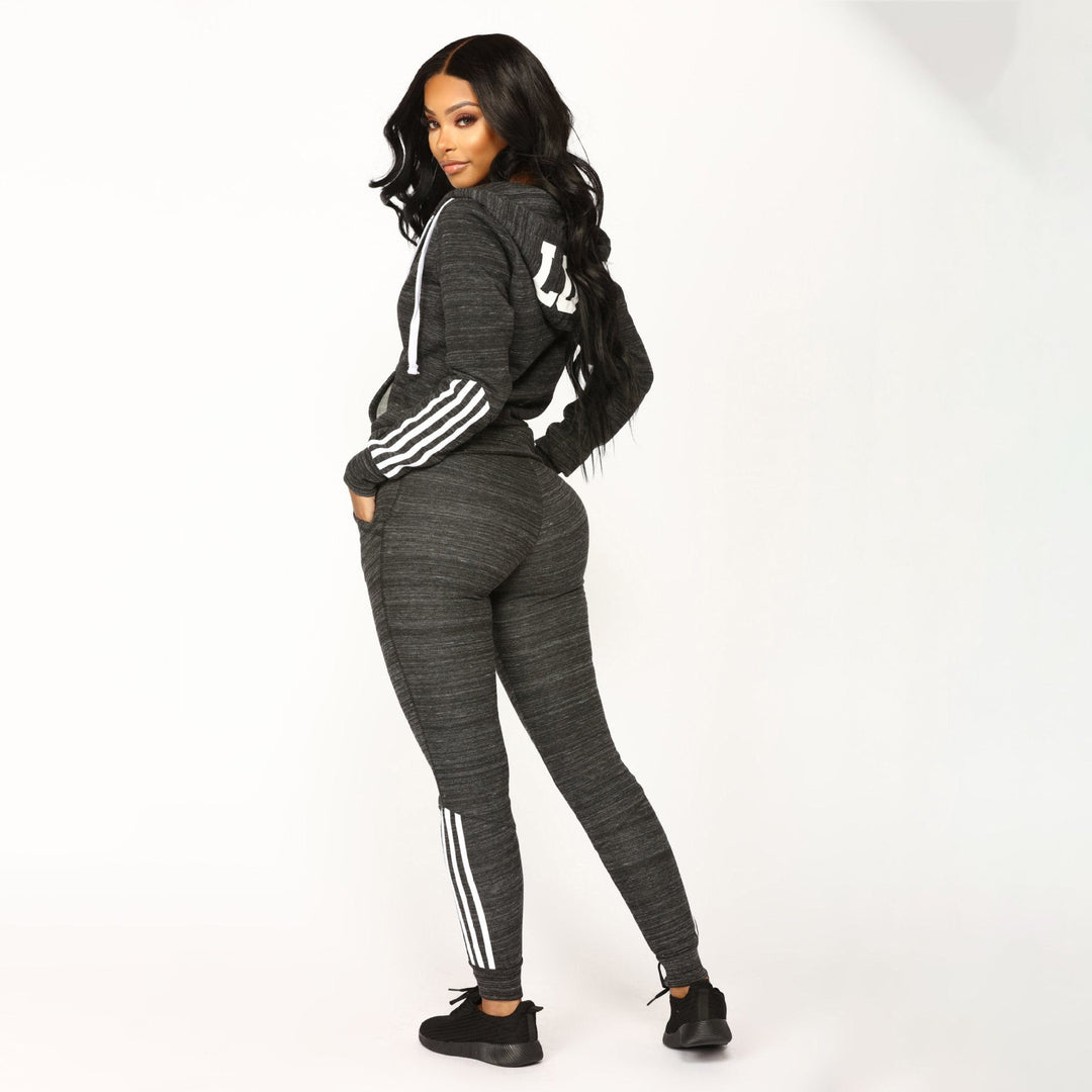 Levoire | Sweatshirt Vêtements de sport Pantalon long Set Gris