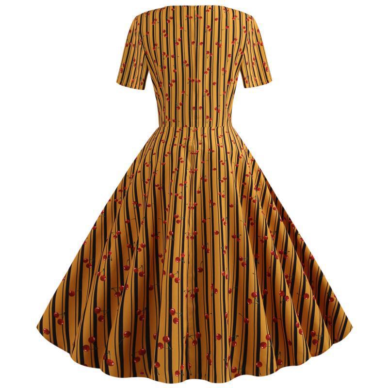 Robe portefeuille pour femmes avec motif floral et ourlet asymétrique Levoire